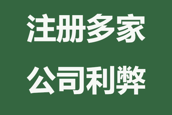 一个自然人最多能注册几家公司？有什么利弊