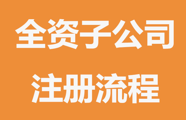 石家庄如何注册全资子公司？