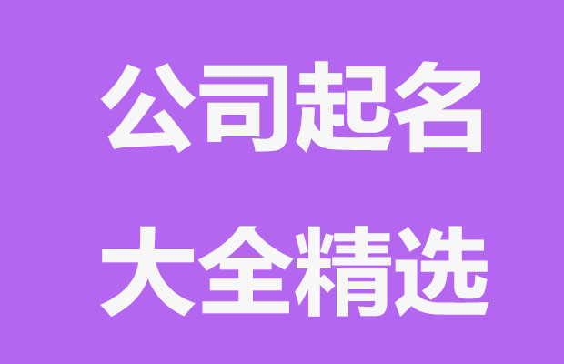 公司起名字有寓意的吉利字精选