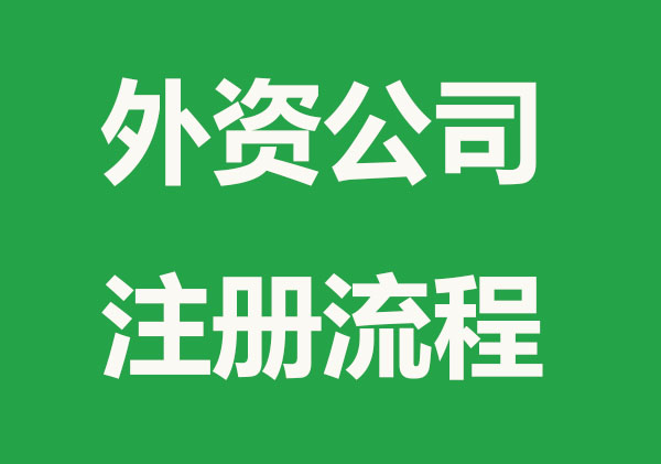 办理外资公司流程