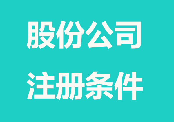 股份有限公司注册要求