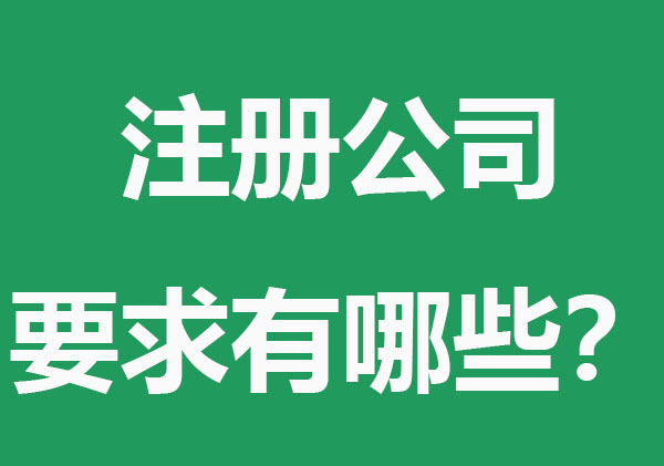 注册公司所有流程程序