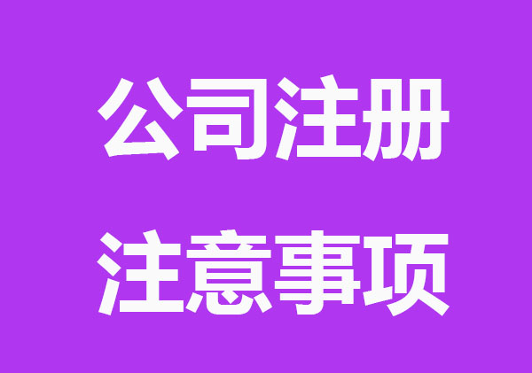 公司注册要注意哪些要点