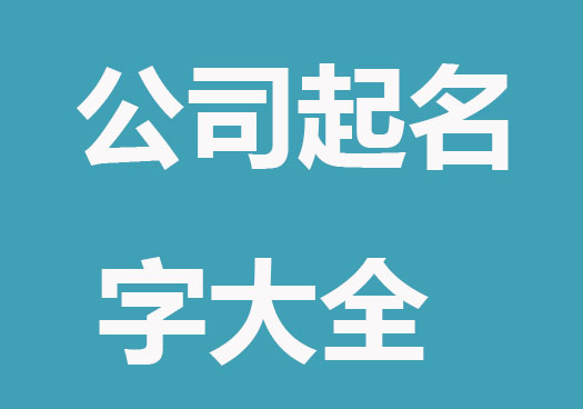 容易核名通过的公司起名字大全