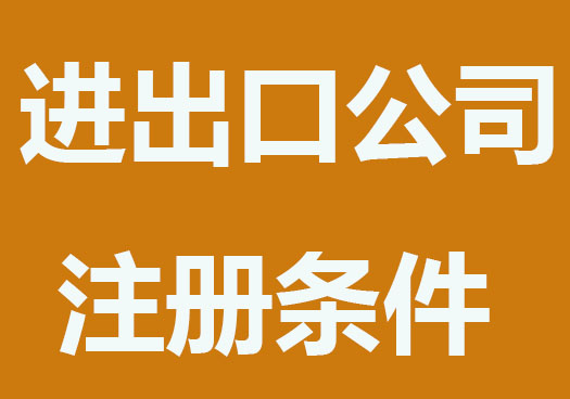 进出口公司注册要求和流程