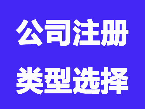 新人公司注册类型如何选择？