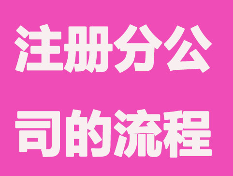烟台注册分公司的流程,请收下