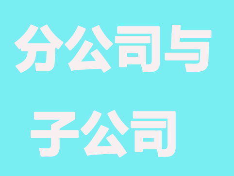 苏州分公司和子公司的涉税区别