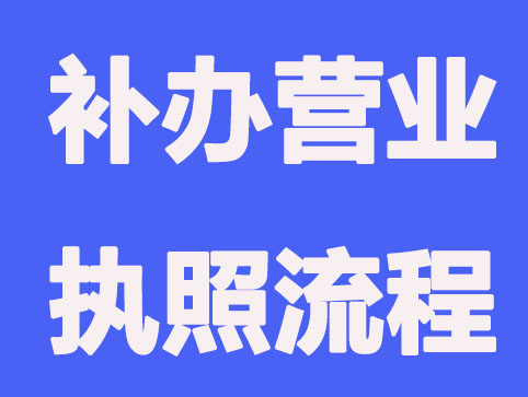 补办营业执照所需资料和流程