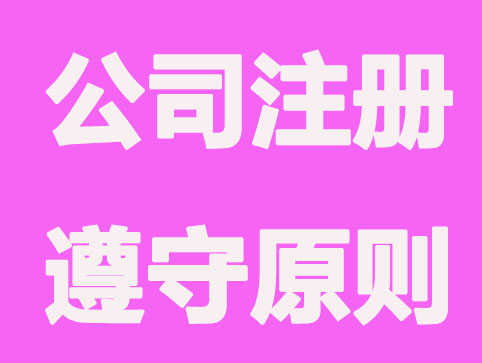 武汉公司注册要遵守原则有哪些？