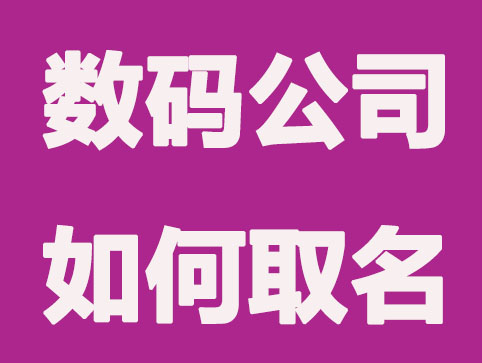 数码公司如何取名更有创意