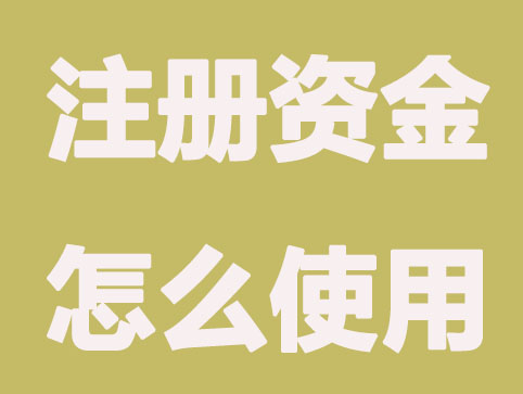 新注册公司的注册资金怎么使用