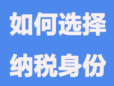 南宁注册公司，如何选择纳税身份？