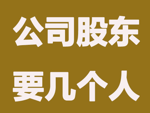 南昌公司注册股东选择几个人最佳