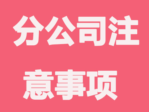 亳州办理分公司步骤及注意事项