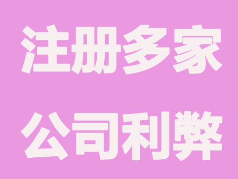 注册多家公司有什么好处和影响？