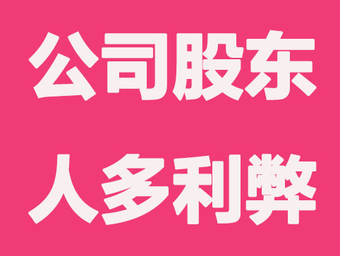 注册公司股东人数多有哪些利弊
