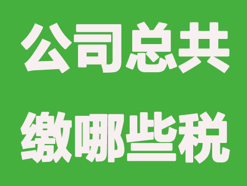 公司注册后共要缴纳的税有哪些？公司税务指南