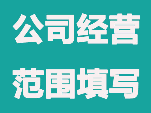 杭州注册网络公司经营范围怎么填写？