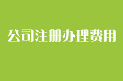 新公司注册办理多少钱？