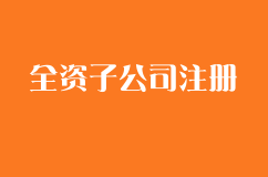 全资子公司注册