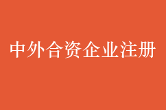 中外合资企业注册的资料是什么