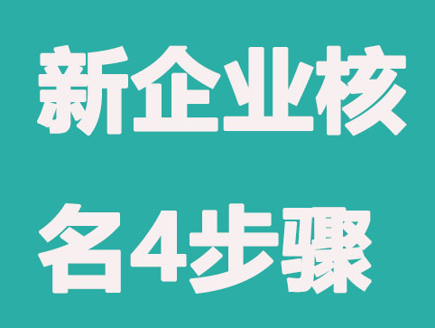 新企业核名步骤,4大步