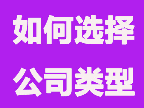 注册公司一共有哪些类型，如何选择公司注册类型？